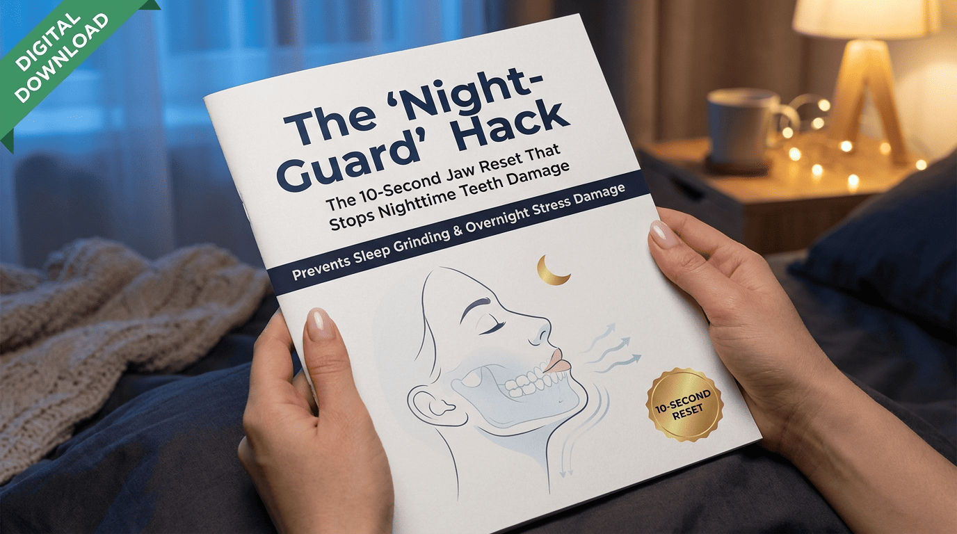 The '10-Second Jaw Reset' To Stop 250lb Sleep-Grinding ($29 Value)